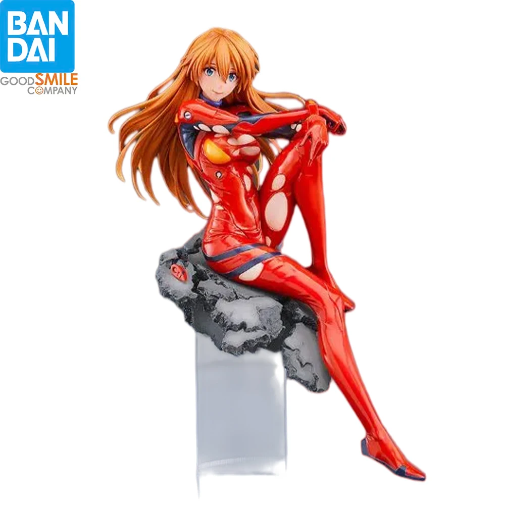 Brand New In Stock Good Smile EVA Asuka Langley Pretty Red Plug Suit 24cm PVC Anime Figure Collectible Gift For Otaku Fans