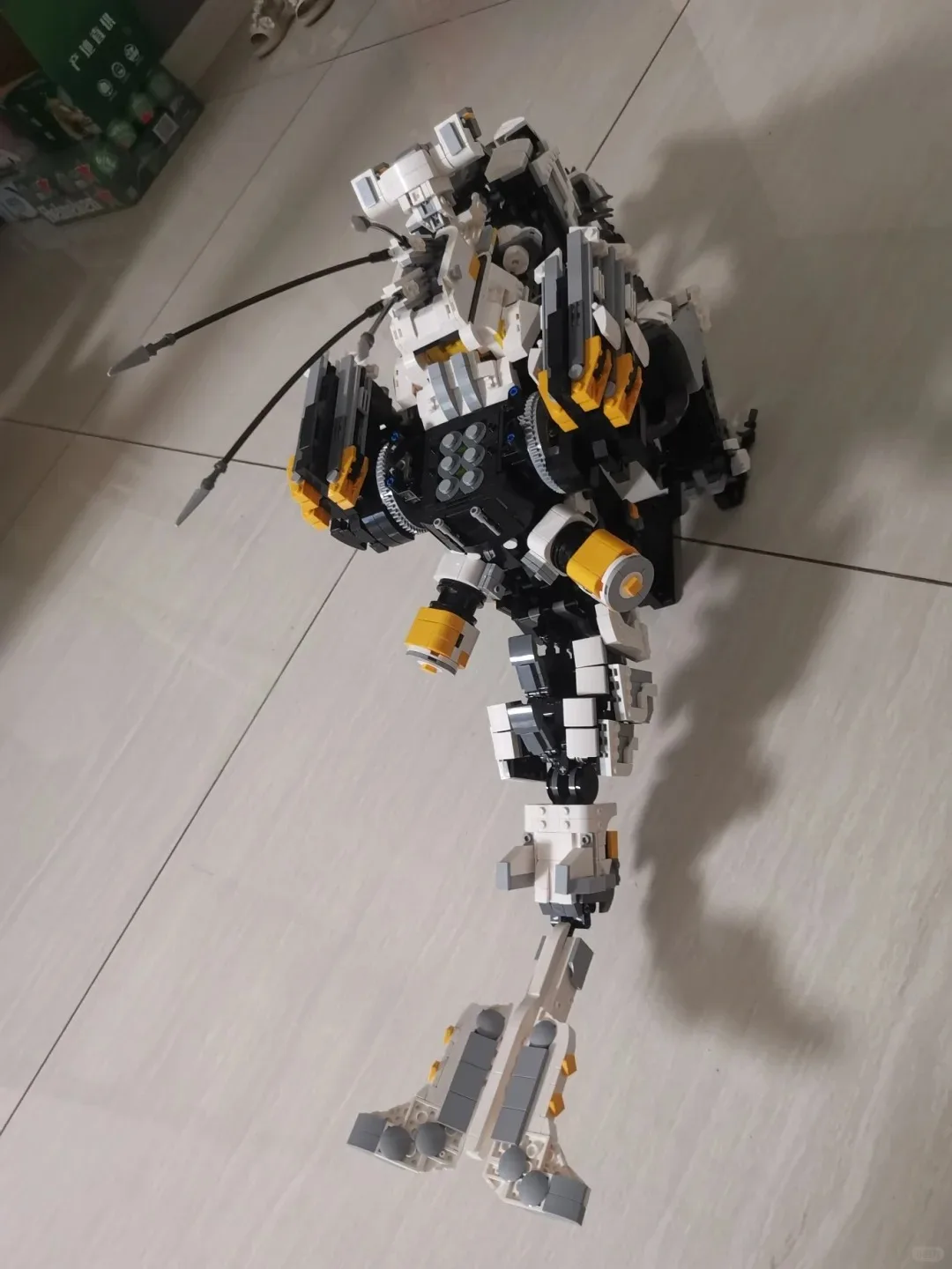 4743 個 MOC ゲーム Horizo​​n Zero Dawned Thunder Teeth ビルディングブロックメカニカルモンスターアクションフィギュアモデルおもちゃギフト子供のための