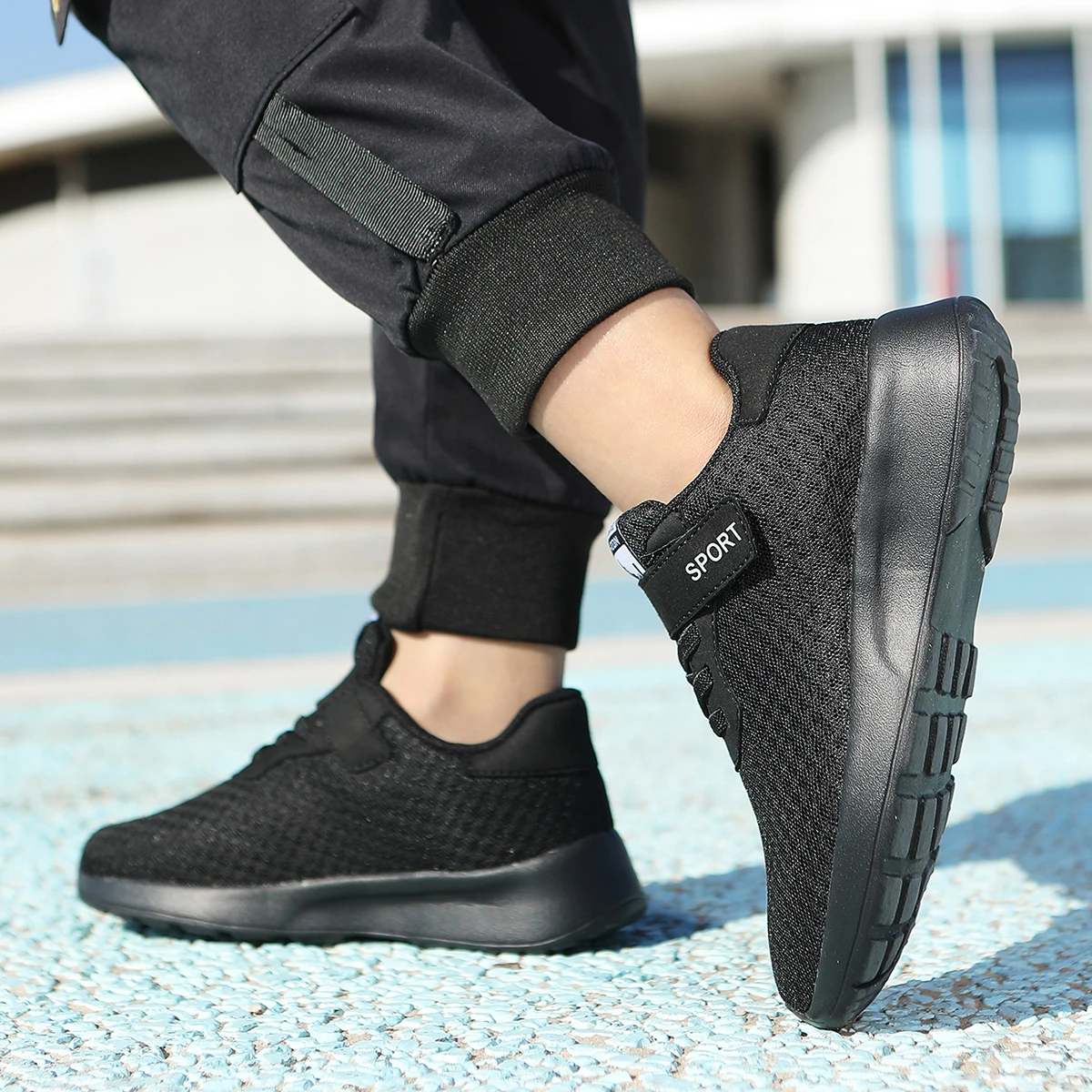 

Teenager Children Sport Sneakers Lightweight Comfort Casual Walking Shoes Durable Rubber Sole Daily Wear Big Kid Athletic Shoes