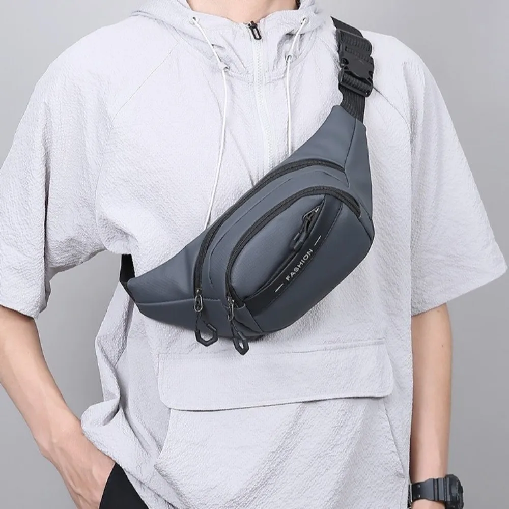 

Многофункциональная мужская нагрудная сумка, легкая водонепроницаемая поясная сумка для телефона, износостойкие поясные сумки для бега большой вместимости, спортивные