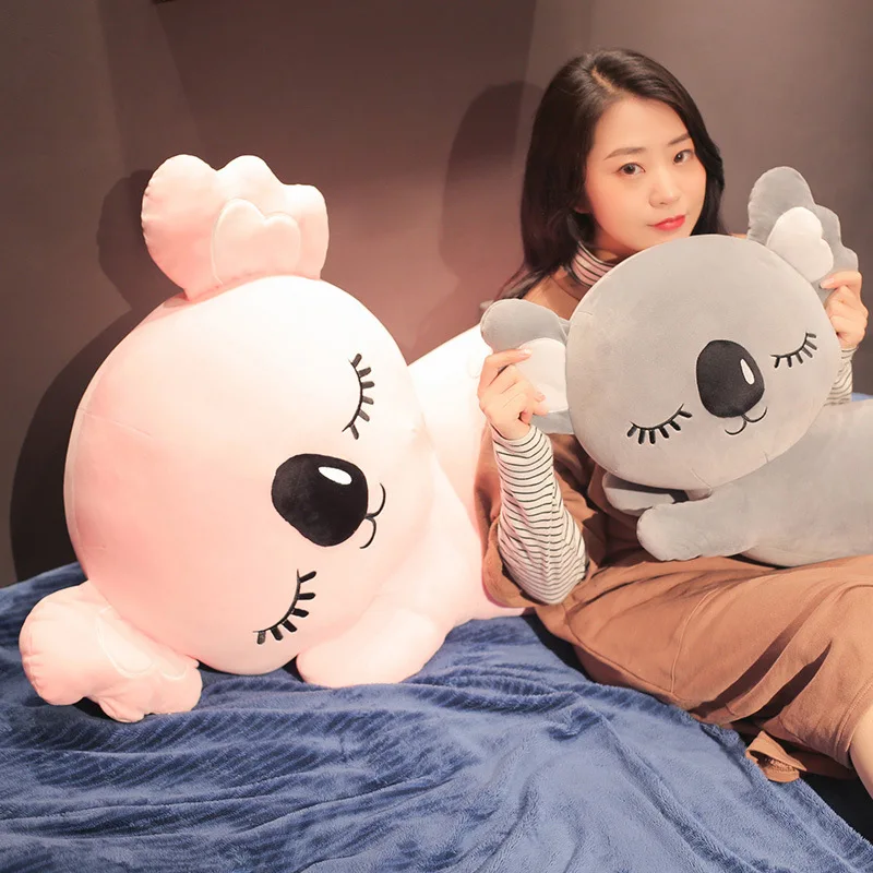 

Huge 95CM Lovely Koala Soft Doll New Cartoon Sleeping Koala Toy Hug Pillow Throw Pillow Birthday Gift w1148