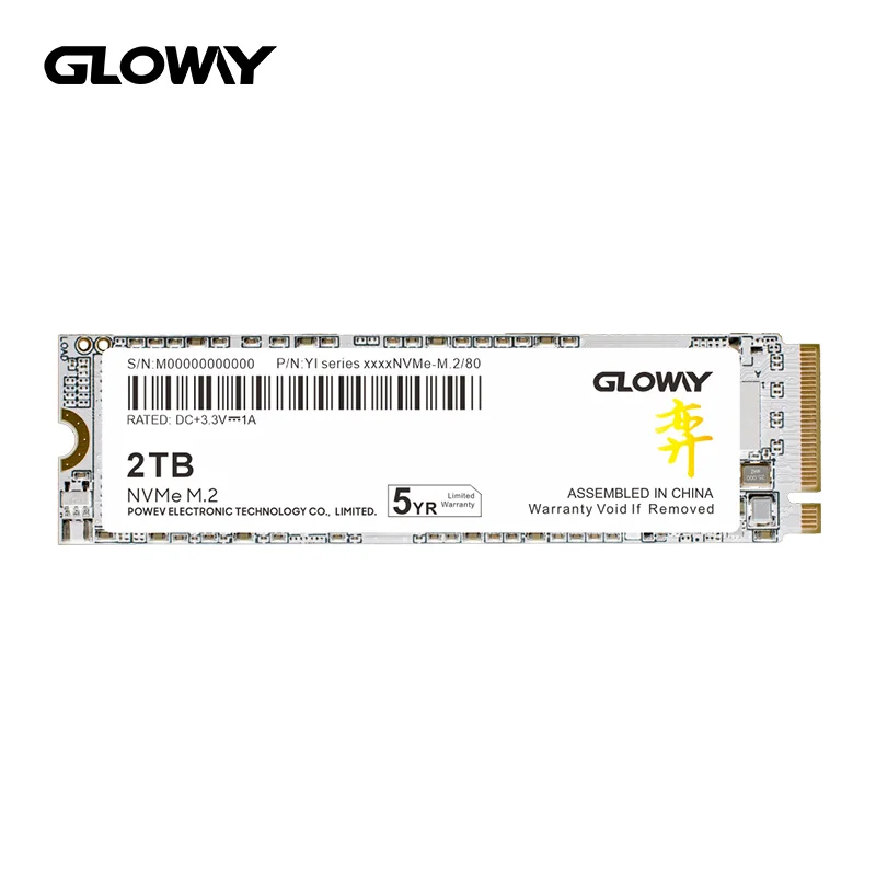 Imagem -02 - Gloway-unidade de Estado Sólido Interna Disco Rígido para Desktop e Laptop Nvme Ssd m2 1tb 2tb Pcie 4.0x4