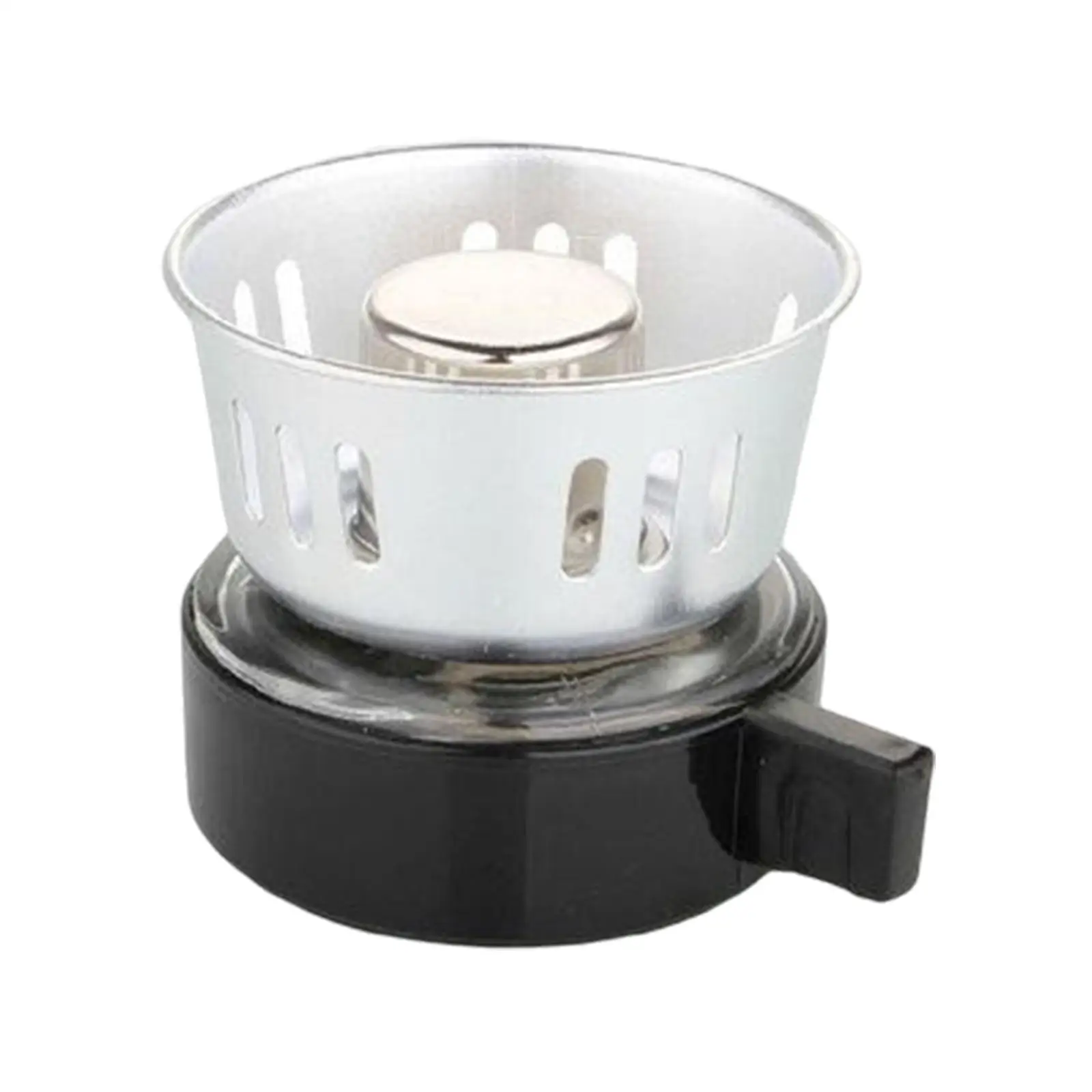 Ultralight Alcohol Stove with Lamp Wick Mini Steel Burner Portable Backpacking Cooking Stand for Camping Picnic Hiking Outdoor