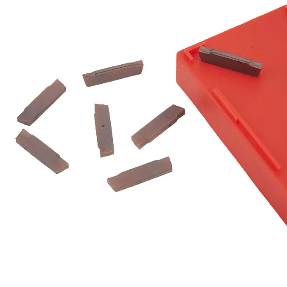 Tool MGMN200 G LDA Carbide Inserts Blades, 10pcs, Suitable for Grooving Cutting, Steel, Cast Iron, and Aluminum Processing