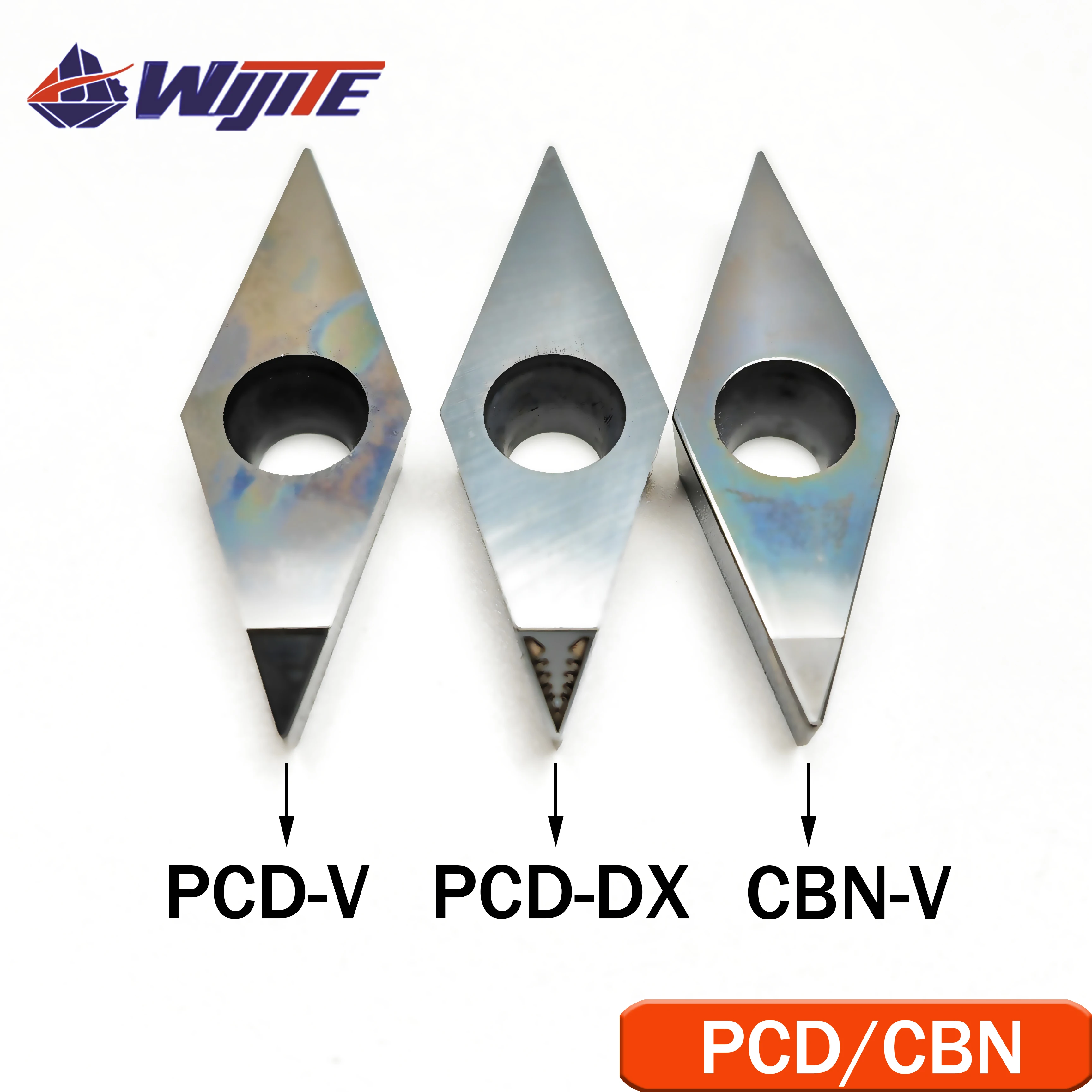 VCMT VCGT VCGW 1103 1604 VBMT VBGT VBGW 1604, PCD Tool Process Aluminum, Copper and Carbon Fibers, CBN Tool Handle Hard Steel