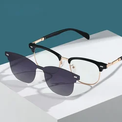 COHK NEW Magnetic Glasses Frame High Quality Polarized Sunglasses Men Women Blue Light Blocking Optical Eyewear Gafas De Sol