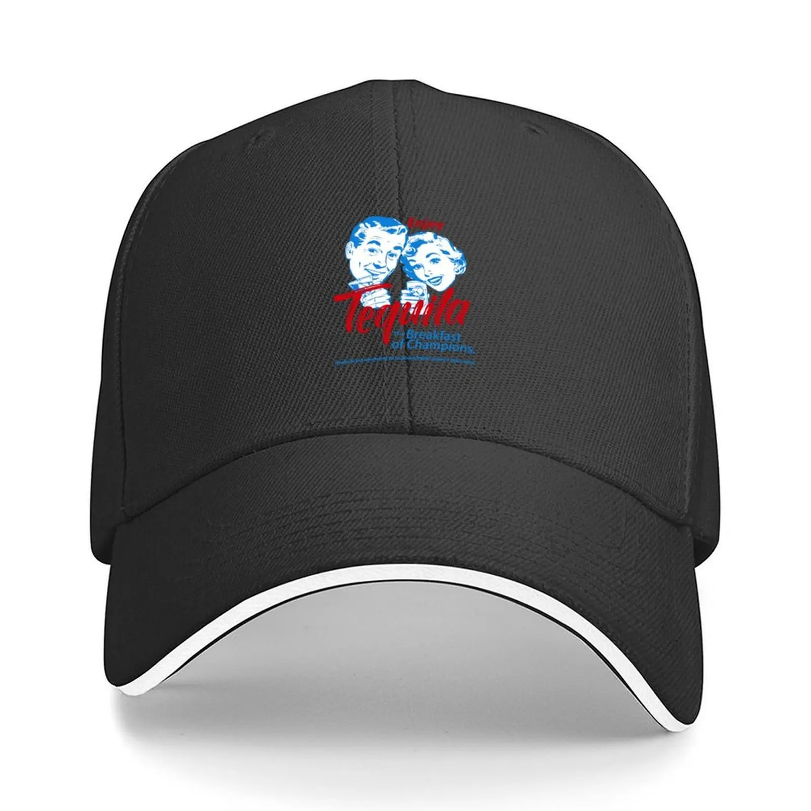 Disfrute de Tequila, el desayuno de los campeones, gorra de béisbol, sombrero para el sol, gorra personalizada, gorra para el sol, salida en la playa, sombreros para mujer y hombre
