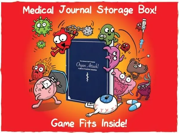 The Awkward Yeti Organ Attack! Card game, a family fun game suitable for children and adults - fun poker, suitable for playing n