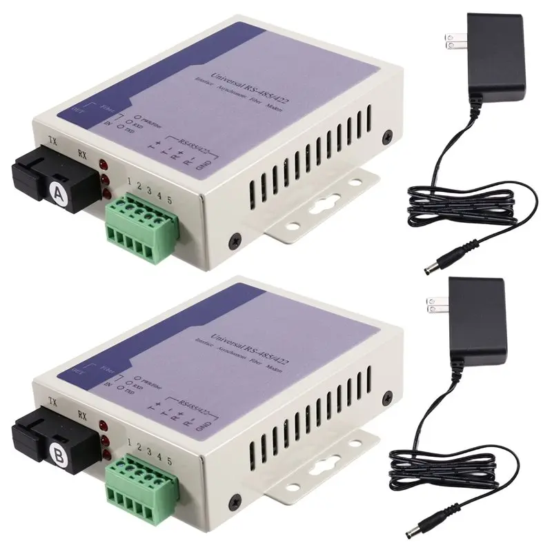 

Оптический медиаконвертер Y14A (1 пара) SC RS485 для двунаправленной передачи данных, оборудование связи RS485, оптоволоконный приемопередатчик