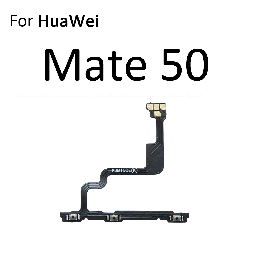 Power On Off Button Volume Switch Key Control Flex Cable Ribbon For HuaWei Mate 60 50 RS 50E P60 Art Pura 70 Ultra Pro Plus