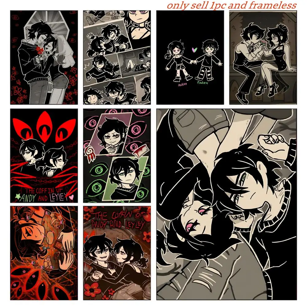 Game The C-coffin Of Andy And Leyley Poster Wall Art Poster Pictures, Aesthetic Home Decor For Living Room Bedroom Office
