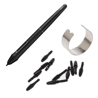 G6DC Passive Graphic Drawing Pad Pen Nibs for XP-Pen H640P VEIKK A30 A50 Tablet Digital Pen Tips , 10-Pack Black