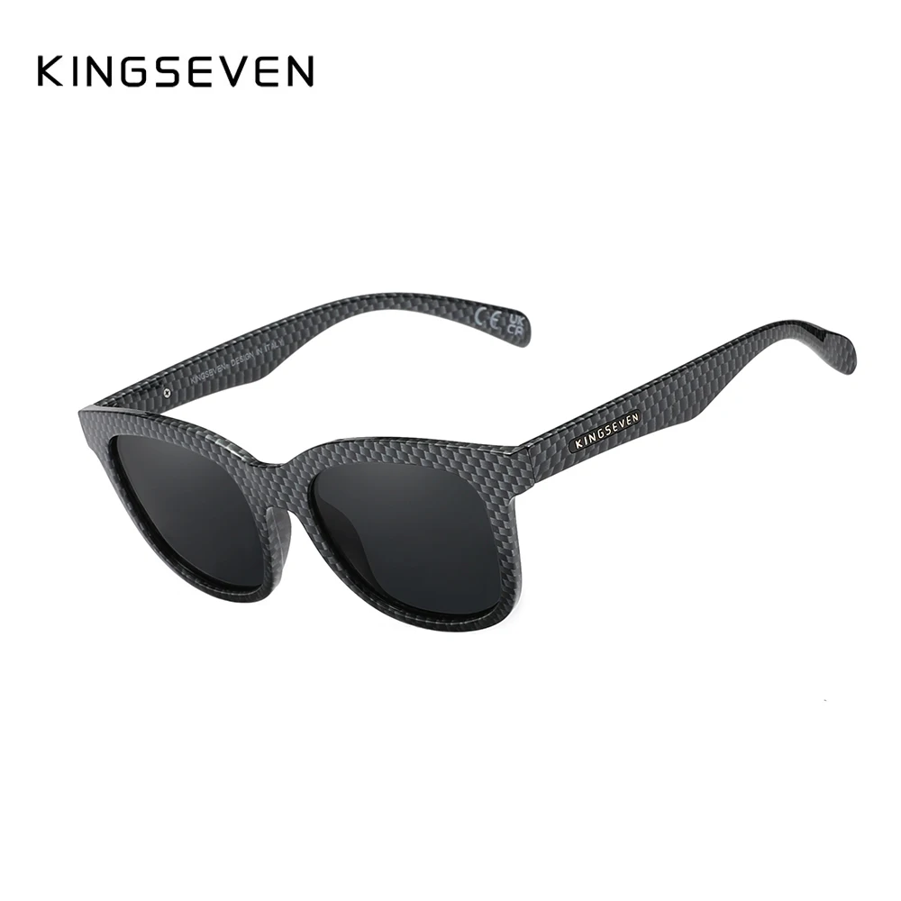 KINGSEVEN Damen-Sonnenbrille Polarisierte Freizeitbrille Vintage Herren UV400