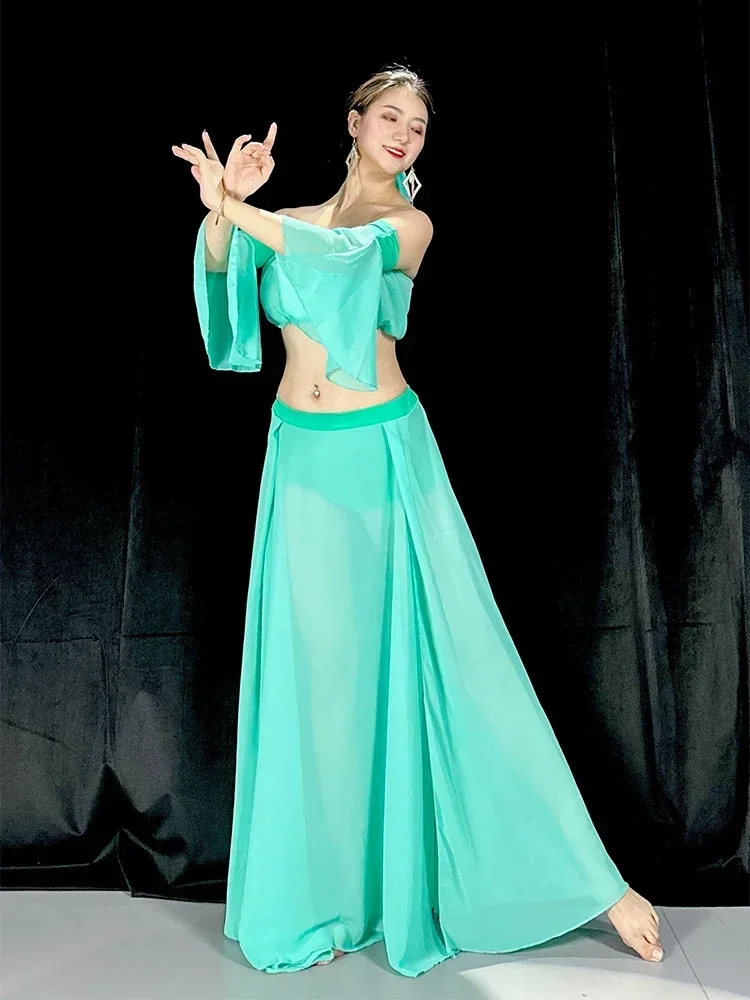 Belly Dance costume  Outfit Caderin Dancer Lessons Wear 2023 For Women Set Oriental Adult Professional Top Skirts Dress Suit