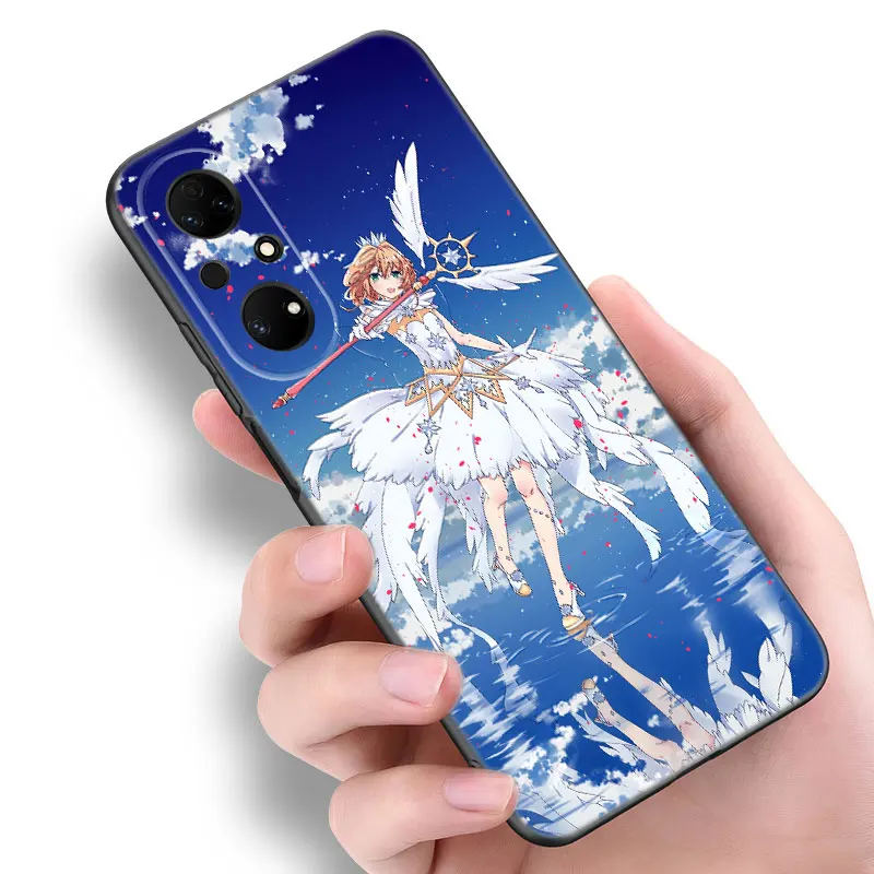 CardCaptor Sakura Anime Phone Case For Huawei Pura 70 Ultra P20 P30 P40 Lite P60 Art P50 Pro P50E P Smart 2018 2019 2020 2021