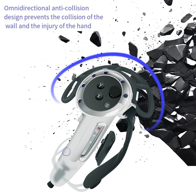 Custodia protettiva per maniglia per custodia protettiva per Controller Meta Quest 3 per accessori di ricambio Meta Quest 3 VR