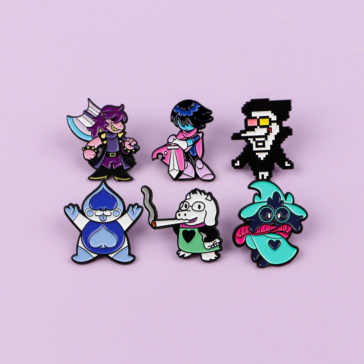 مضحك الكرتون لعبة أرقام المينا دبابيس أنيمي بكسل بروش التلبيب شارة بدبوس على ظهره الملابس والاكسسوارات هدايا مجوهرات الأزياء