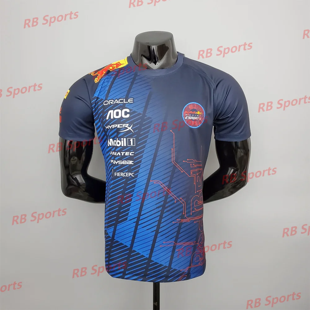 Electronic sports Red Bull Racing E-sports 2024 T-Shirt Apparel Race T-Shirt RB Slipstream Jerseys  Race Champion Adults/KIDs