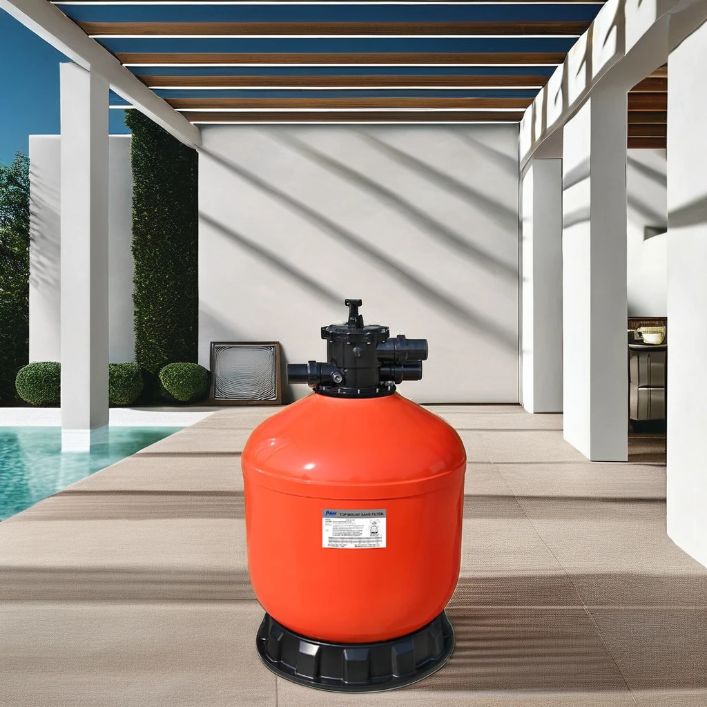 

GlowMart Modern New Design Smooth Surface Sand Filter Equipment Bright-Colored Tank Pool Filters for Swimming Pool