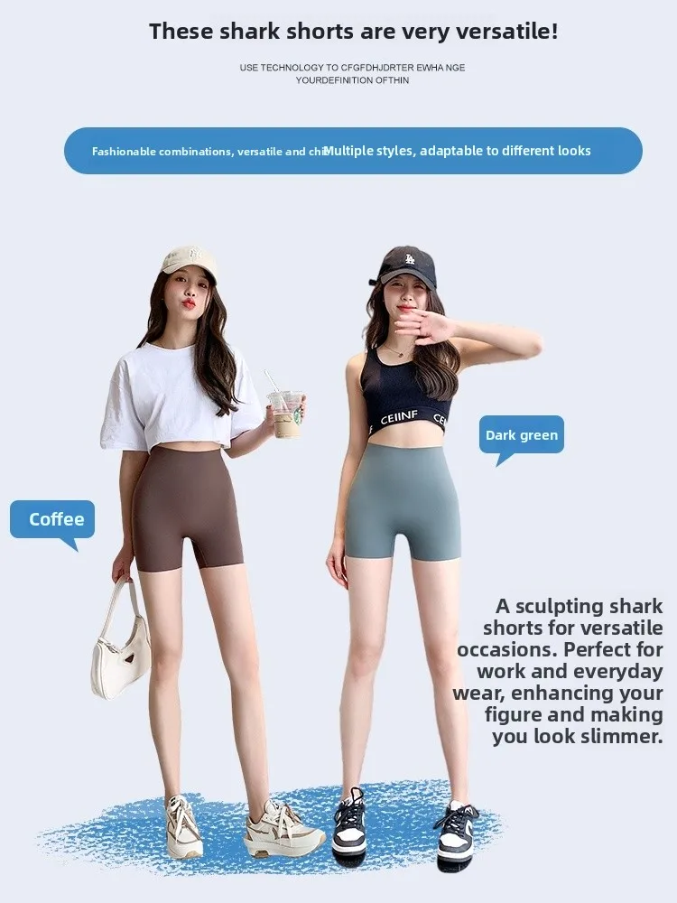 Damen Sehbar-Durchsichtige Yoga-Hose, dünne, figurformende Fitness-Unterzieh-Hose, Sommer-Oberbekleidung, Dreiviertellänge