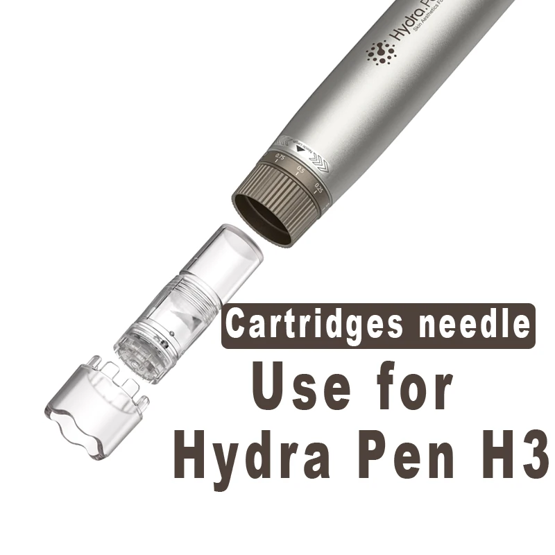 10/5pcs Cartridge Needle Hydra.Pen H3 Replacement Microneedling Pen Derma Stamp Facial Mesotherapy 12Needle H12 Round Nano HS HR