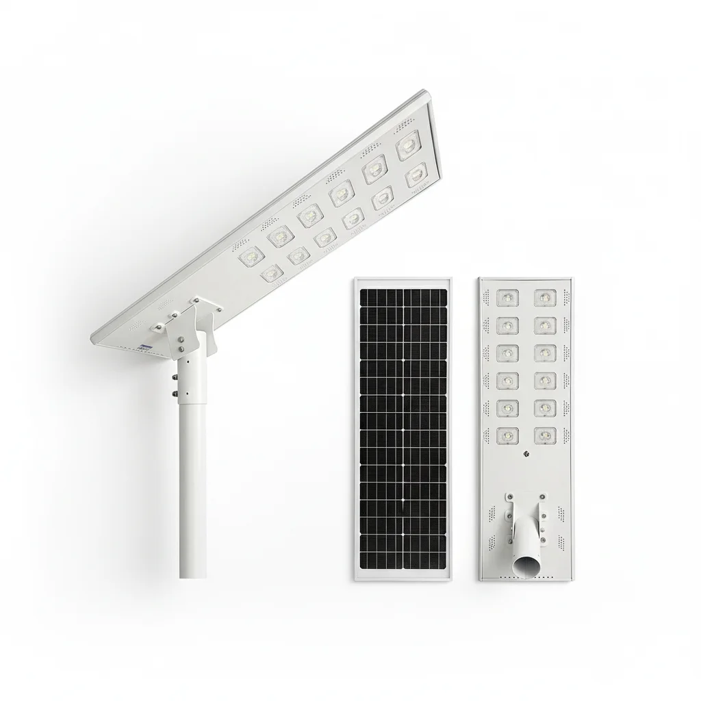 KEHUA KHYT05 All-In-One 16800LM DC LED Solar Street Light Aluminum Garden Waterproof IP65 Road Dusk Dawn Sensor 5000mAh Battery