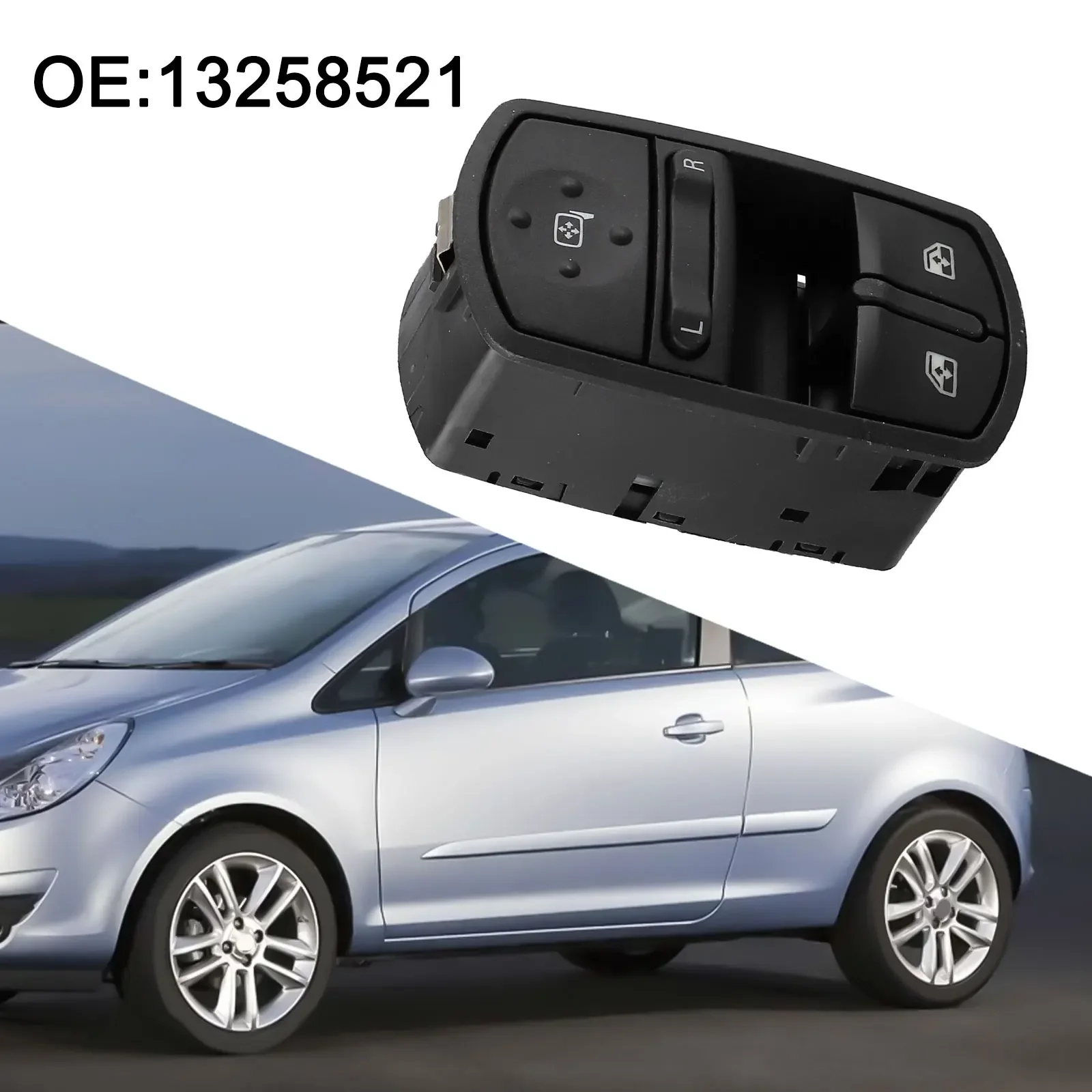 

Car Repair Window Switch Assembly 13258521 Replacement As Shown In The Figure Easy Installation Switch Long-lasting Performance
