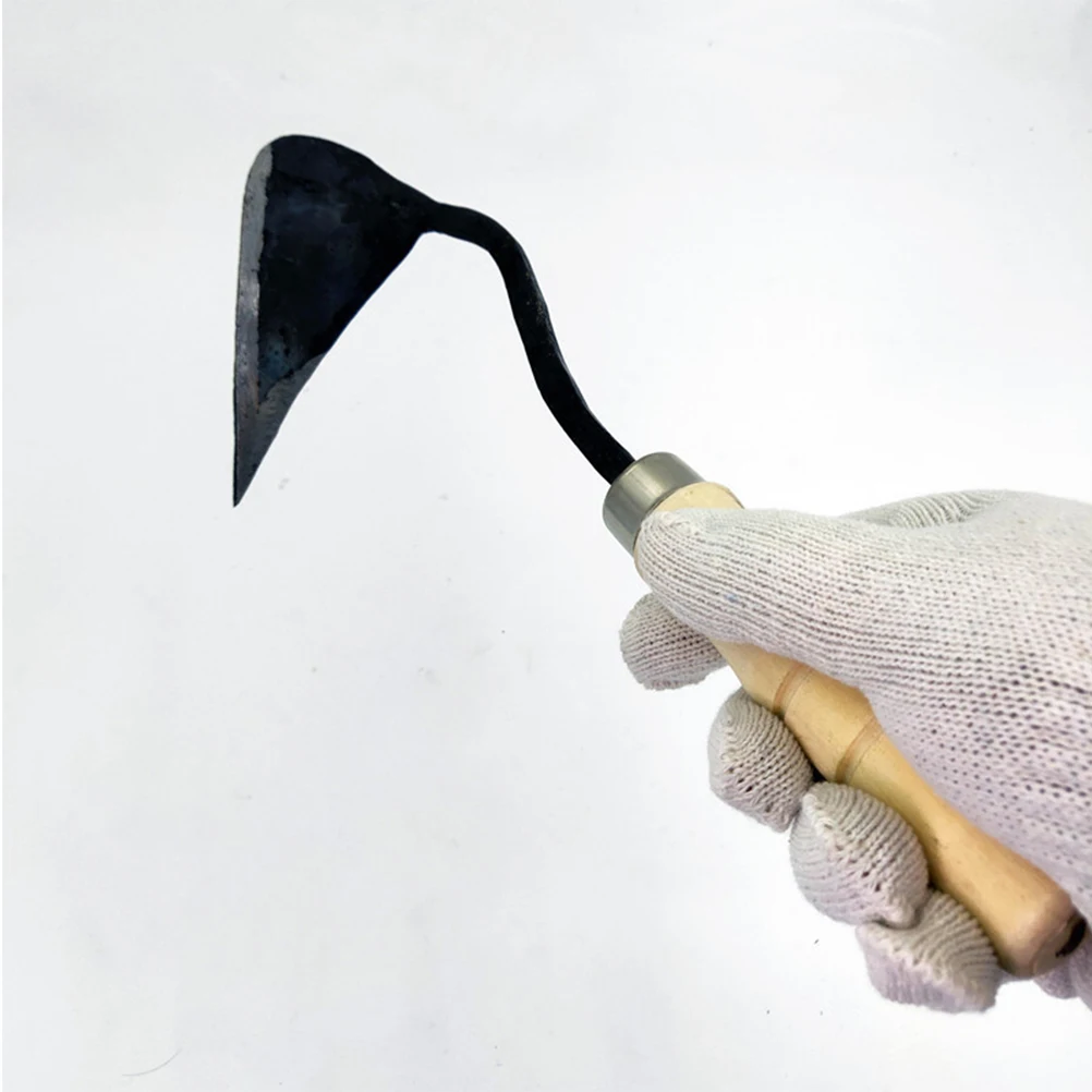 

Premium Pointed Wood Handle Garden Tool One-Handed Use Anti-Slip Ergonomic Design Landscaping Cultivating Sharp for Planting