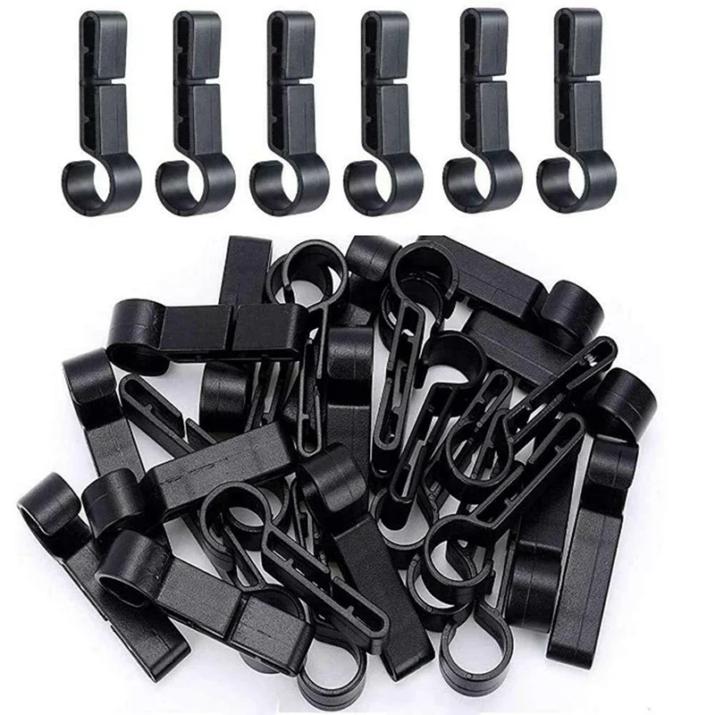 

10pcs/set Light Clips For Safety Cap Headlamp Durable Plastic Helmet Clip Headlight Hard Hat Safety Cap Hook Clamp Outdoor Tools