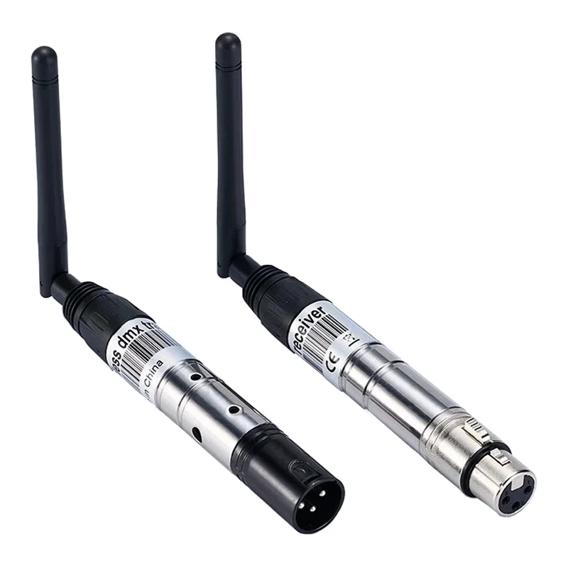 2.4 G Wireless DMX512 Transceiver Stage Light signal transmitter Remote Control DMX Wireless Transceiver