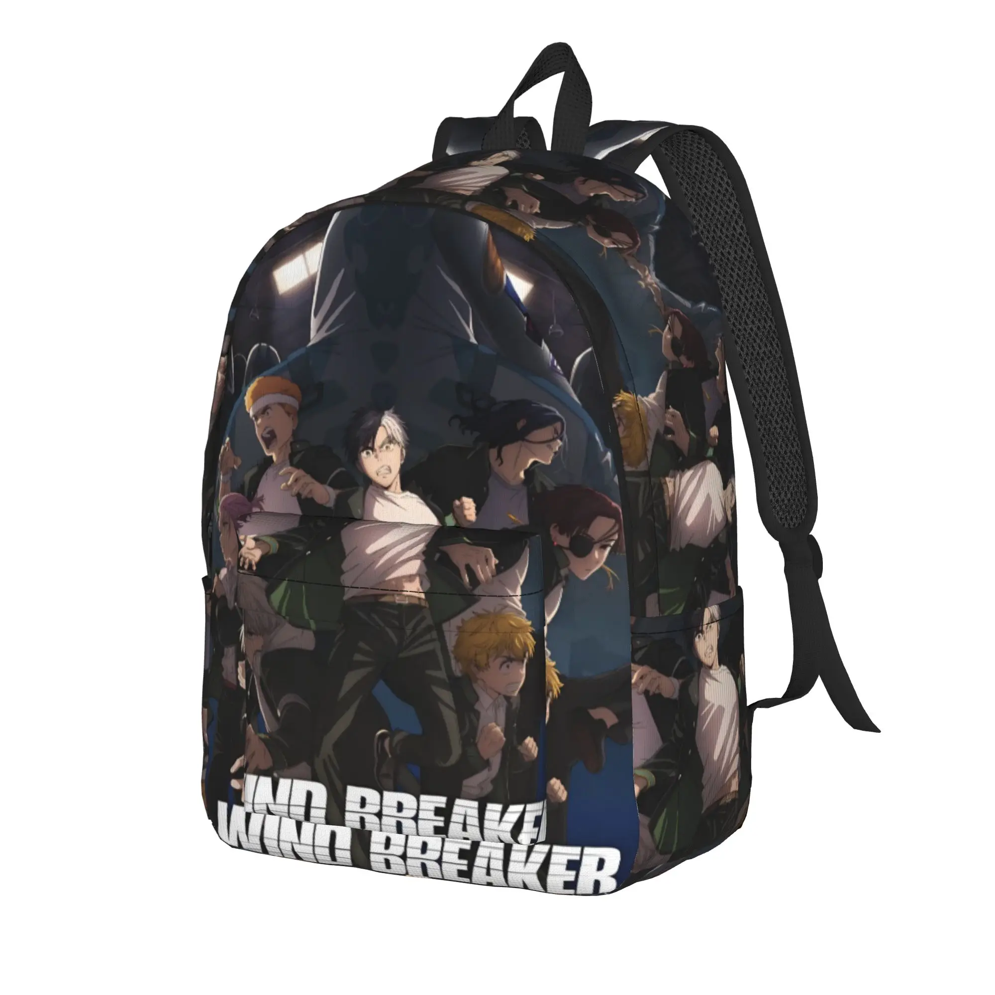 Ren Kaji Backpack Winds Breakers Workout Backpacks Student Design Lightweight School Bags Kawaii Rucksack