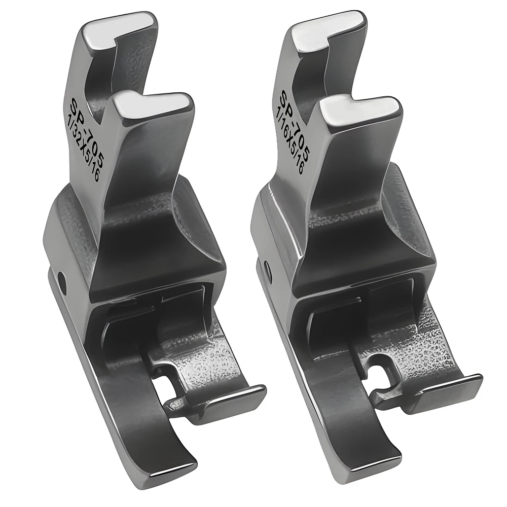SP-705 High And Low Left Compensated Folder Presser Foot Binder Auxiliary Foot For Industrial Sewing Machine Accessories
