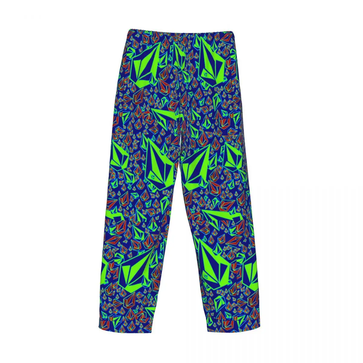 Pantalon de pyjama à motif de pierre Volcoms Boardsports pour hommes, imprimé personnalisé, vêtements de nuit de nuit, bas avec poches