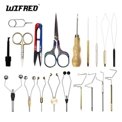 Wifreo Fly Tying Whip Finisher Fly Tying Bobbin Holder Fishing Fly Hook Jig Lure Tying Thread Holder Knot Making Fly Tying Tool