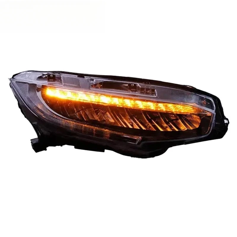 Suitable for Honda 10th Generation Civic Modified Special Headlight Assembly Flowing LED Turn Signal Upgrade 2016-2018