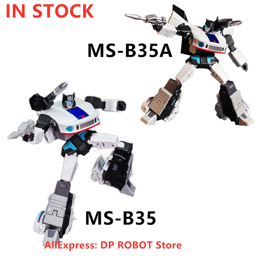 Transformation Magic Square MS-TOYS MS-B35 2.0 MSB35 MS-B35A MSB35A Jazz Blues Anime Robot Model Action Figure Toy With Sticker