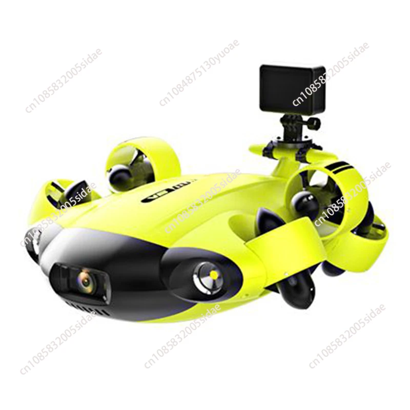 V6 Underwater Drone Us/eu Stock Fishing Drone Underwater 4K Camera Vr Control Underwater Flight Robot HDMI box shovel