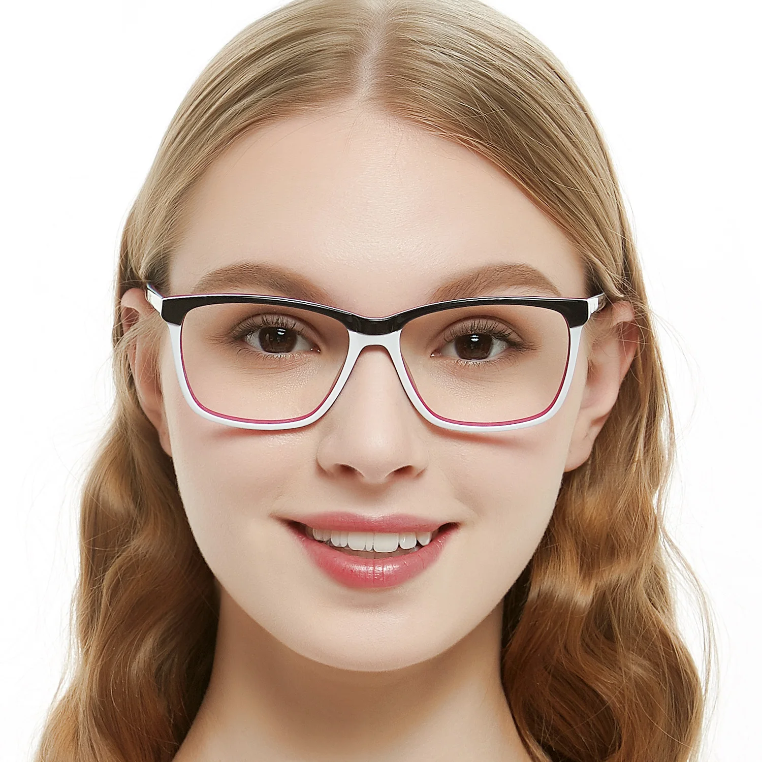 OCCI CHIARI  Fashion Big Rim Eyeglasses For Women Spring Hinge Prescription Glasses Frame Medical Optical Glasses Frame W-ZOPPI
