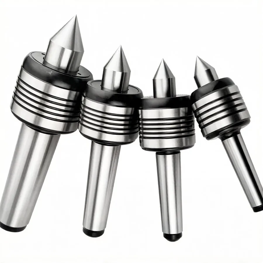 New high-precision CNC lathe top steel double cone rotating movable top needle alloy transition top Mohs 4/5