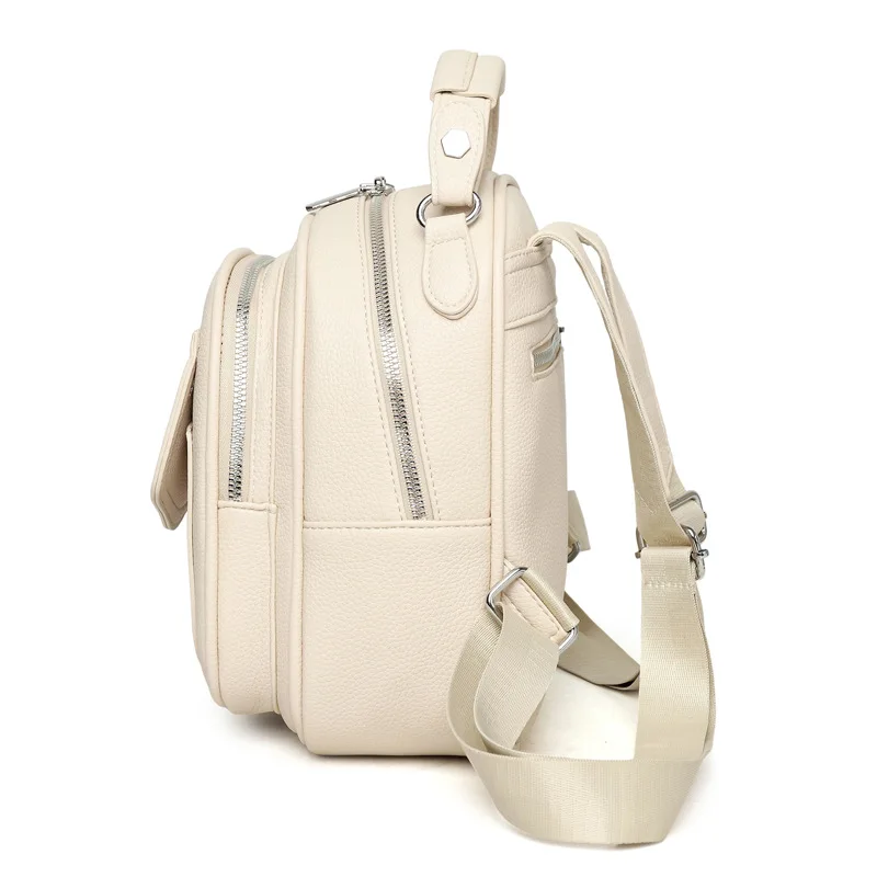Women Backpack small Soft PU Leather backpacks for girls teenagers lady Shoulder Bag Daypack bagpack mochila Softback Shopping