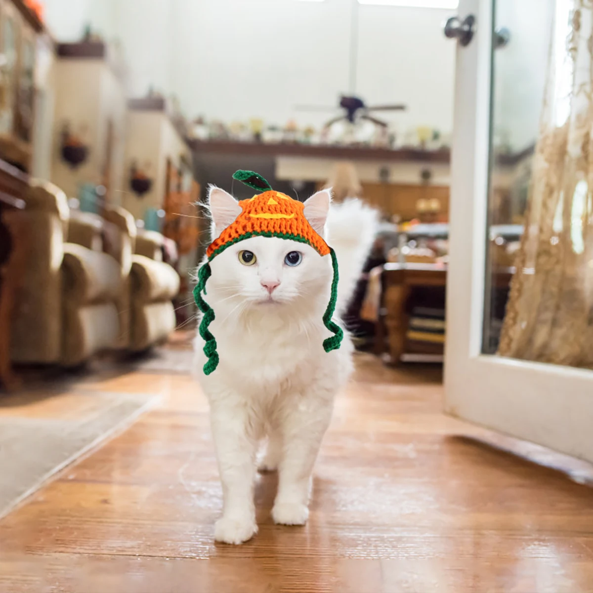 

Halloween Hat Hats Pumpkin Pet Costume Cape Small Dog Clothes Clothing Accessories