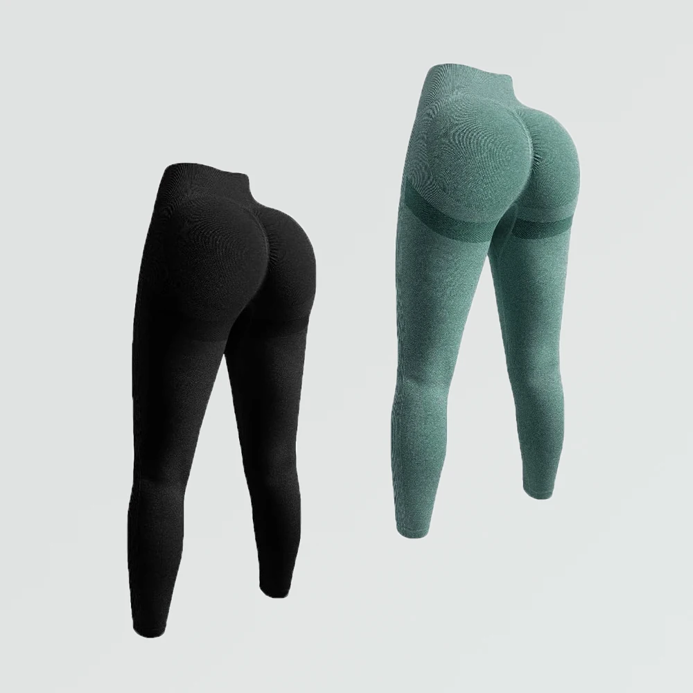 Sexy Gym Leggings Of Women High Waist Push Up Seamless Fitness Sport  Leggings Women Skinny Stretch Solid Color Pants