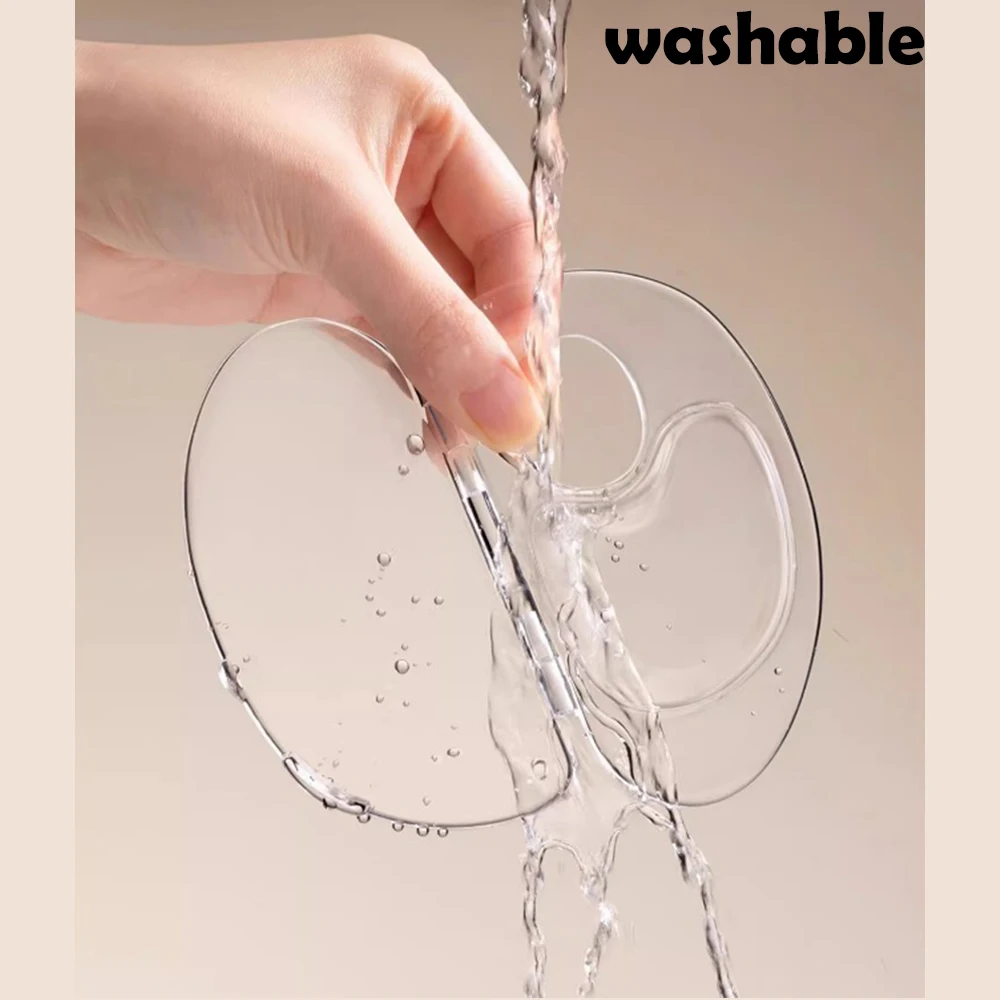 لوحة كريم أساس سائل قابلة للطي من الأكريليك مجموعة أدوات مكياج خلط كريم قضيب مجموعة تخزين لوحة اختبار مستحضرات التجميل ملحقات التجميل