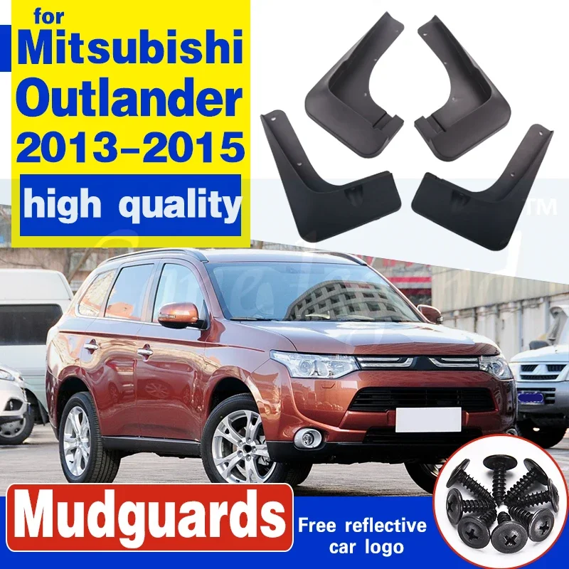 

Front Rear Molded Car Mud Flaps For Mitsubishi Outlander 2013 2014 2015 Mudflaps Splash Guards Mud Flap Mudguards Fender