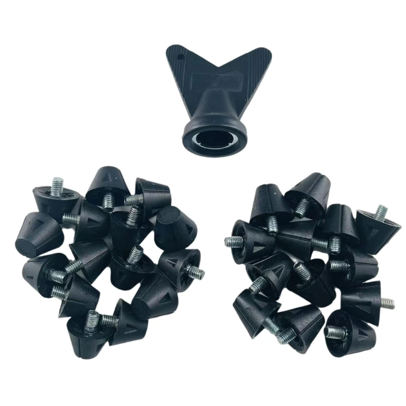 

12 шт. пластиковые футбольные шпильки, шпильки для футбольных бутсов для взрослых и детей, обувь для мальчиков и девочек