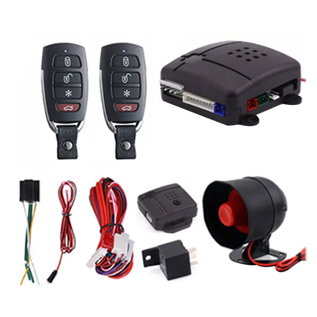 Car Alarm System Remote Control Auto Door Central Keyless Entry Lock Truck Automotive LED Light Security Intelligent Equipment