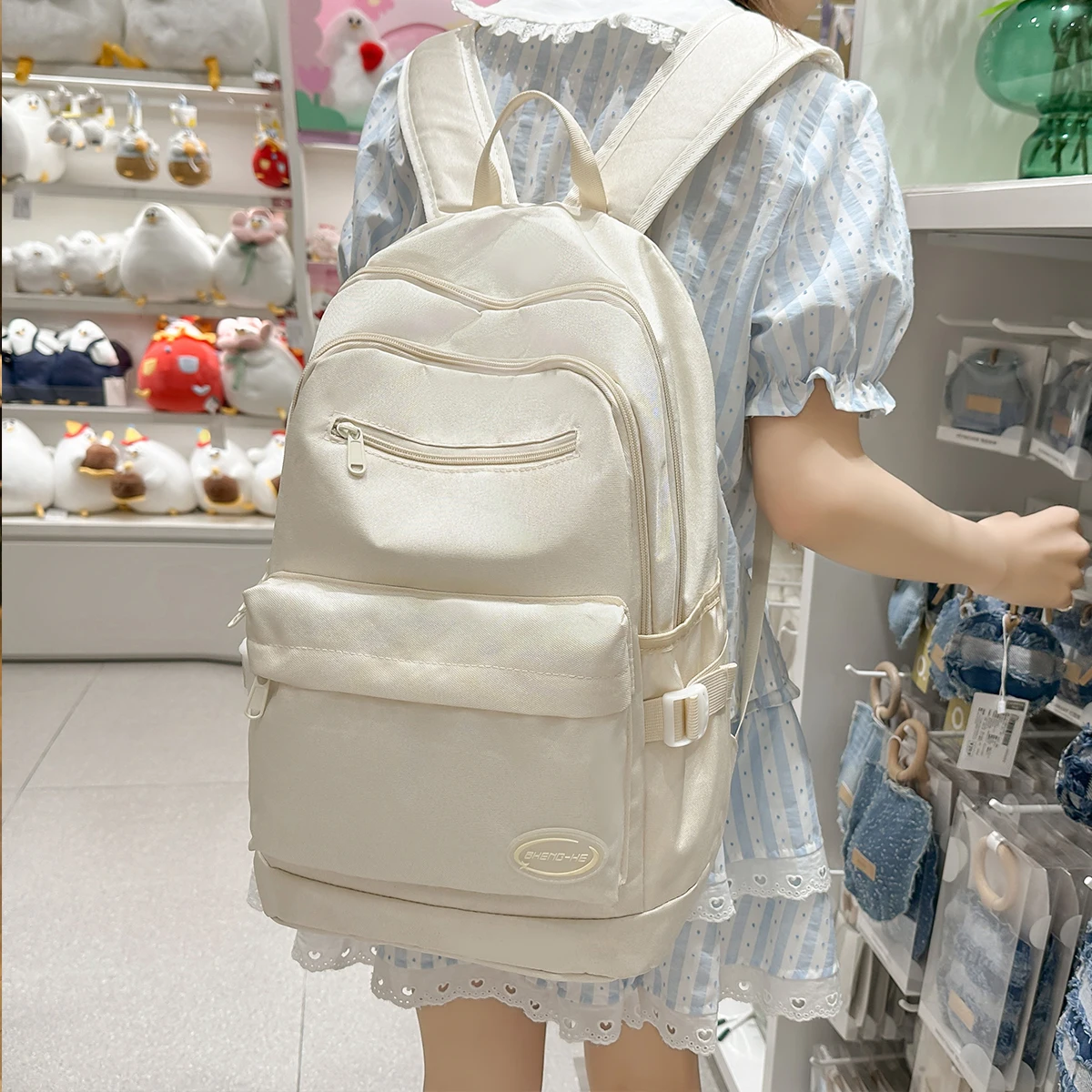 Borsa da scuola Scuola media Semplice Zaino per studenti delle scuole elementari di grande capacità Zaino per ragazzi e ragazze alla moda Regalo per studenti delle scuole superiori