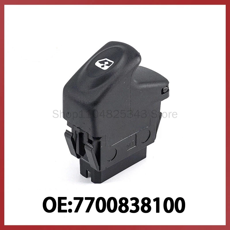 7700838100 For Renault Auto Parts Glass Regulator Switch Single Switch Orange Light 5 Pins