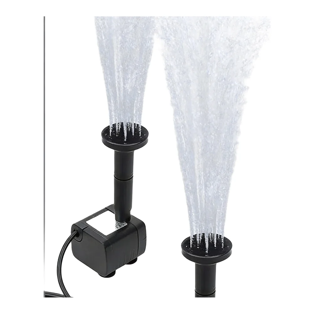 1.4W Solar Powered Water Pump with Tempered Glass Panel for Long Life in For Gardens Bird Baths and Small Ponds