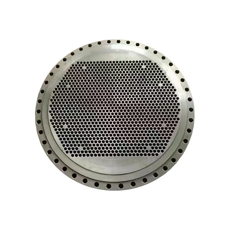 For Stainless Steel Tube Sheet Flanged Carbon Steel Composite Heat Exchanger Sieve Hole Large Diameter Tube